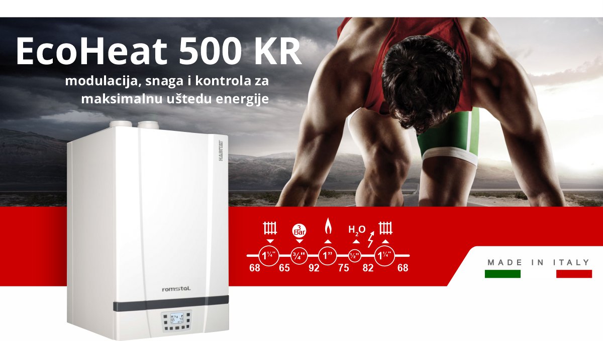 ECOHEAT 500K gasni kotao prezentacija i tehnicki podaci