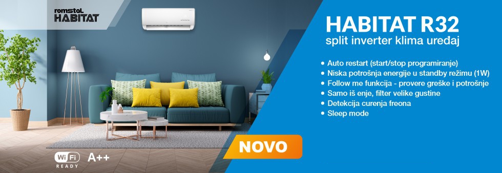 romstal habitat r32 inverter klima uredjaj