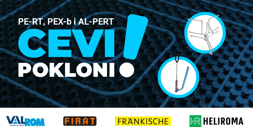 cevi za podno grejanje pokloni uz kupovinu