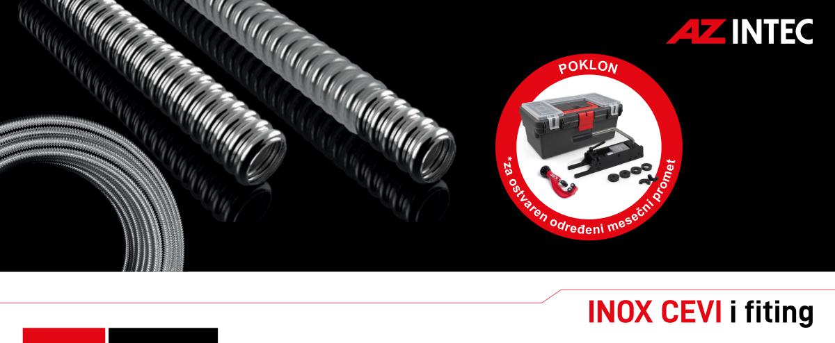 AKCIJA AZ INTEX FLEX INOX CEVI
