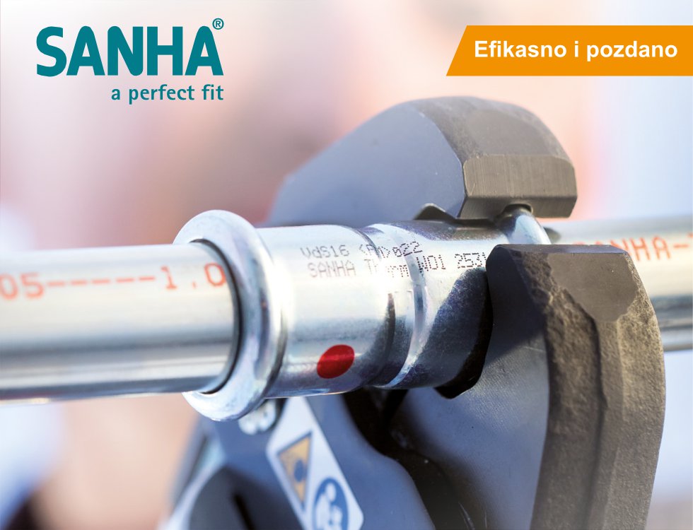 SANHA THERM - Galvanizovani čelični PRESS fiting