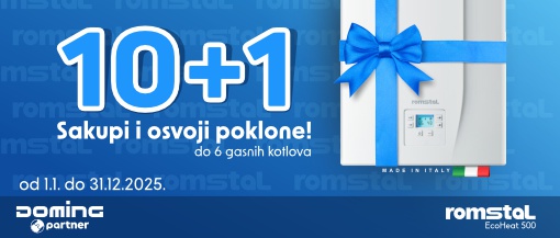 Sakupi i osvoji poklone - Promocija Romstal EcoHeat 500 gasnih kotlova