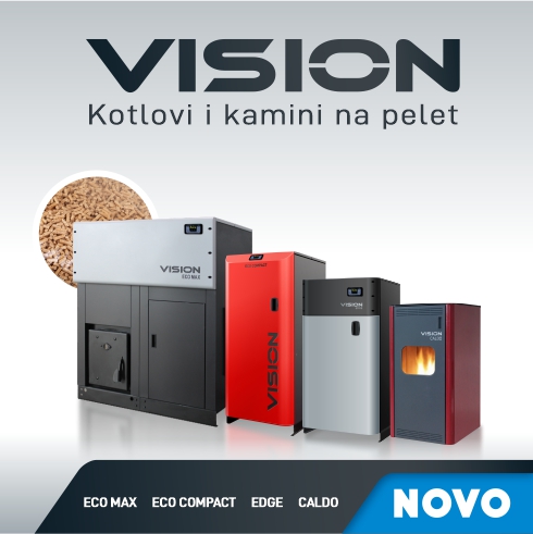 VISION - kotlovi i kamini na pelet