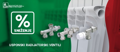 Snižene cena BIANCHI usponskih ventila