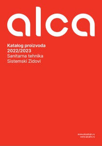 Katalog - sanitarna tehnika, sistemski zidovi