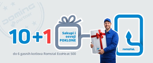 Sakupi i osvoji poklone - Promocija Romstal EcoHeat 500 gasnih kotlova